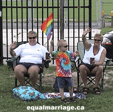 Proud family (Photo by equalmarriage.ca, 2003)