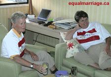Robin Roberts and Diana Denny (Photo by equalmarriage.ca)
