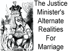 Link to story "The Justice Minister's Alternate Realities For Marriage"