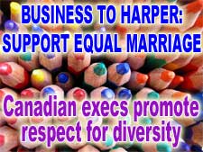 Business to Harper: Support gay marriage