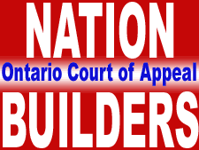 Nation Builders 2003:  The Ontario Court of Appeal for their decision in support of same-sex marriage.