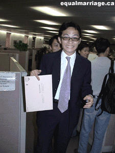Nelson Ng  (Photo by equalmarriage.ca, 2003)