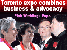 Toronto same-sex marriage expo combines business and advocacy.