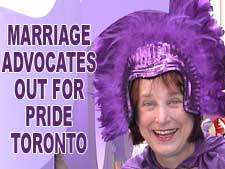 Same-sex marriage advocates out for Pride Toronto