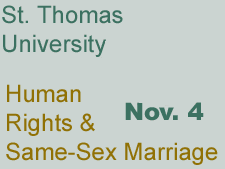 External link to St. Thomas University, Fredericton, New Brunswick
