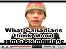 What Canadians think about gay marriage (Video by Steven Townsend)