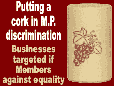 Putting a cork in M.P. discrimination 