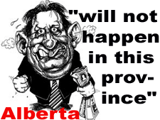 Alberta and gay marriage:  "Will not happen in this province"