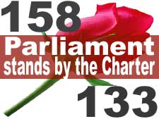 Parliament stands by the Charter