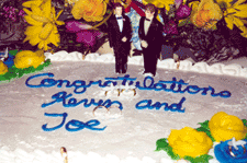 Our Wedding Cake (Photo by Cecile Chapelain, 2001)
