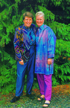 Diana Denny and Robin Roberts (Photo by Clio Denny)