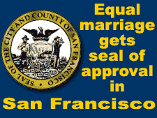 Same-sex marriage gets seal of approval in San Francisco